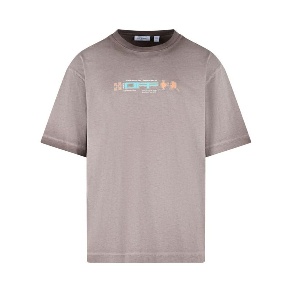 Off-White 'Archigeography 3 Arrow' Beige Cotton T-Shirt Men